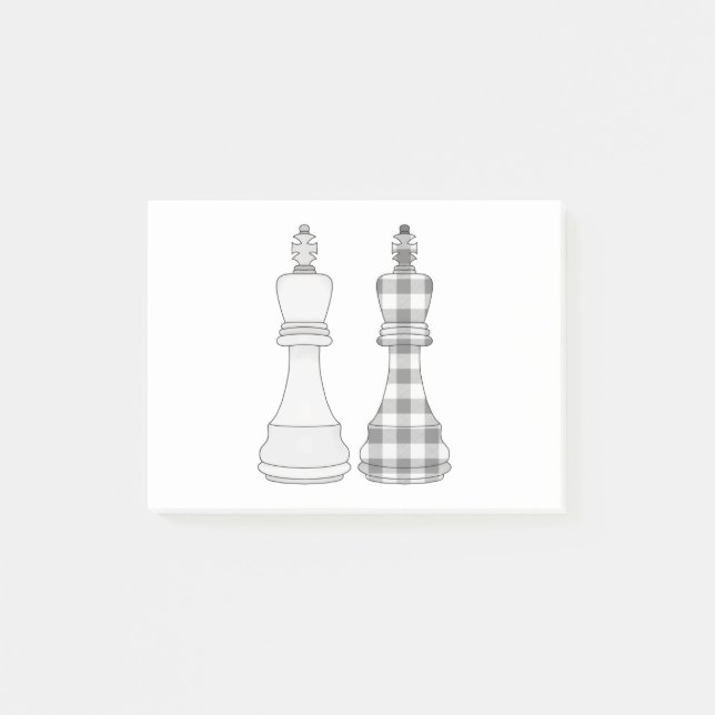 Notas Post-it® Game On Chess (Anverso)