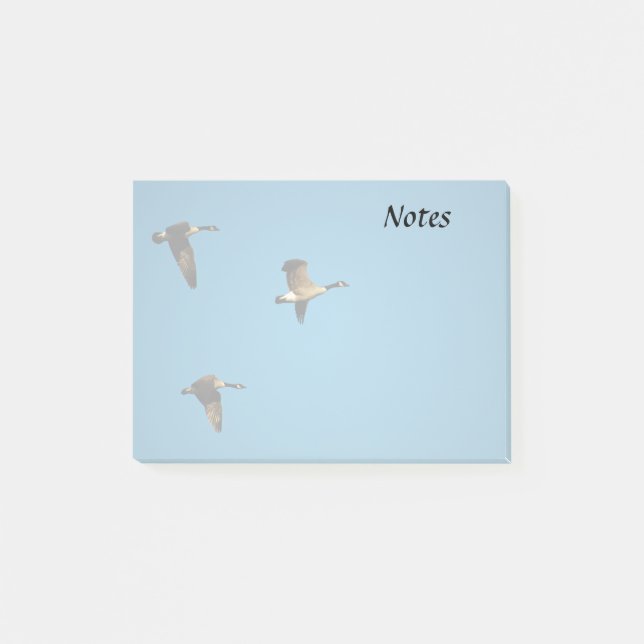 Notas Post-it® Gansos canadienses en vuelo (Anverso)
