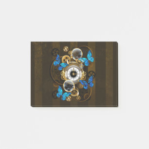 Notas Post-it® Gases de vapor y mariposas azules