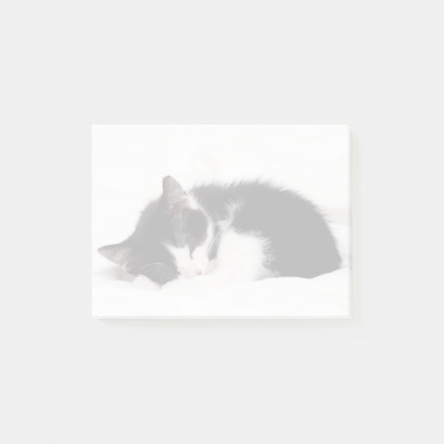 Notas Post-it® Gatito dormido (Anverso)