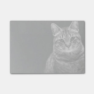 Notas Post-it® Gatito negro del Tabby