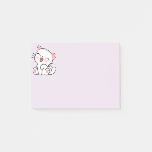 Notas Post-it® Gato (Anverso)