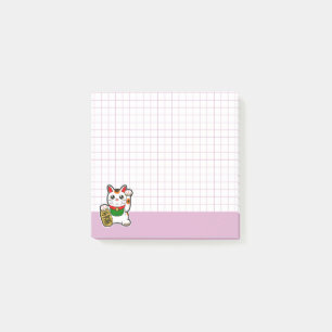 Notas Post-it® Gato afortunado