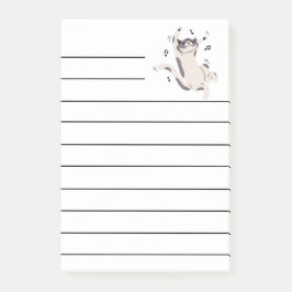 Notas Post-it® "Gato bailando" Post-it
