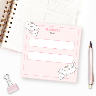 Notas Post-it® Gato blanco lindo Gato gatito gatito gatito gatito