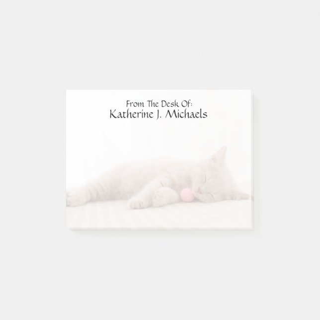 Notas Post-it® Gato británico de Shorthair (Anverso)
