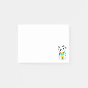Notas Post-it® Gato chino afortunado