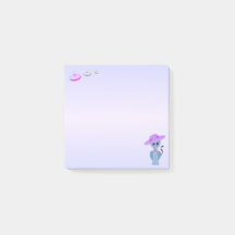 Gato con sombrero y platillos volantes