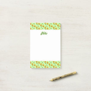 Notas Post-it® Gato de aguacate verde