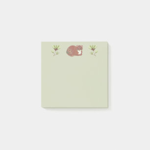 Notas Post-it® Gato de arte popular adornado