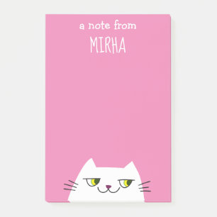 Notas Post-it® Gato de corte