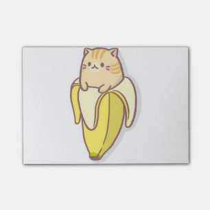 Notas Post-it® Gato del plátano