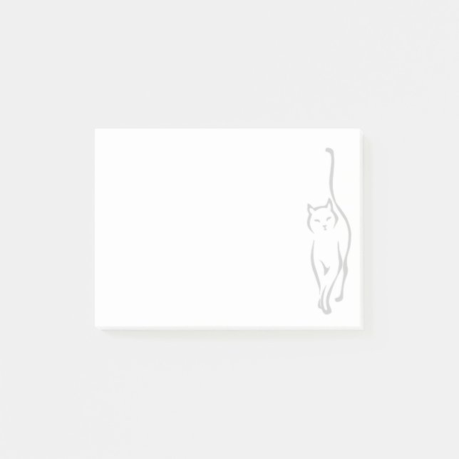 Notas Post-it® Gato Delicado (Anverso)