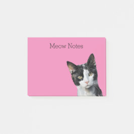 Notas Post-it® Gato gatito blanco rosado