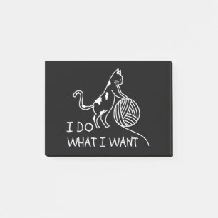 Notas Post-it® Gato Jugando Yarn