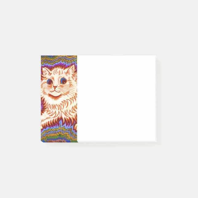 Notas Post-it® Gato Kaleidoscope (Anverso)