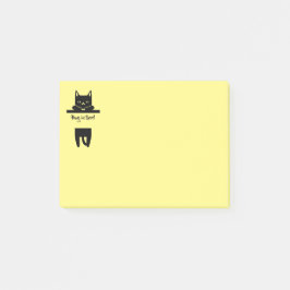 Notas Post-it® ¡Gato negro, cuelga ahí!