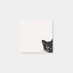 Notas Post-it® Gato negro de peinado suave