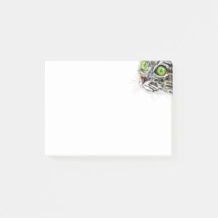 Notas Post-it® Gato Ojo Verde