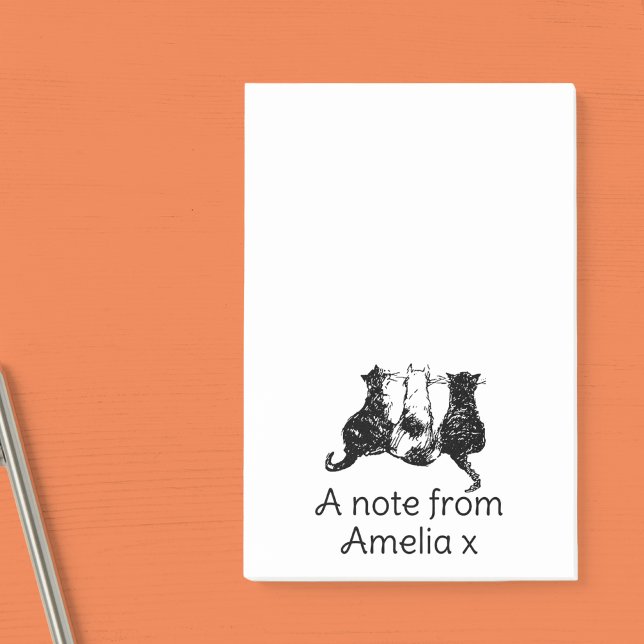 Notas Post-it® Gato personalizado personalizado (Subido por el creador)