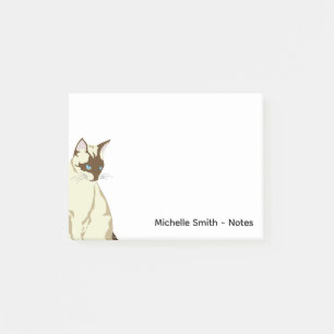 Notas Post-it® Gato siamés