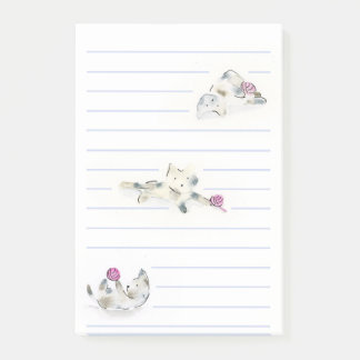 Notas Post-it® Gatos juguetones
