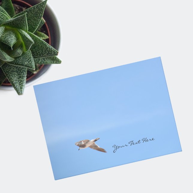 Notas Post-it® Gaviota en azul vuelo (Subido por el creador)