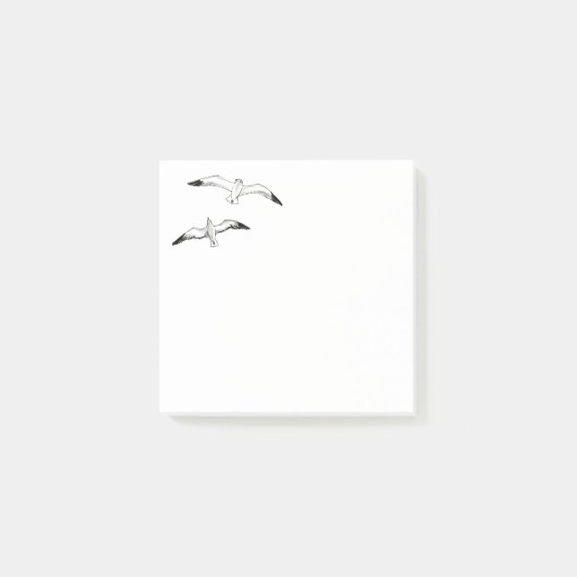 Notas Post-it® Gaviotas (Anverso)