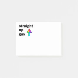 Notas Post-it® Gay directo hacia arriba