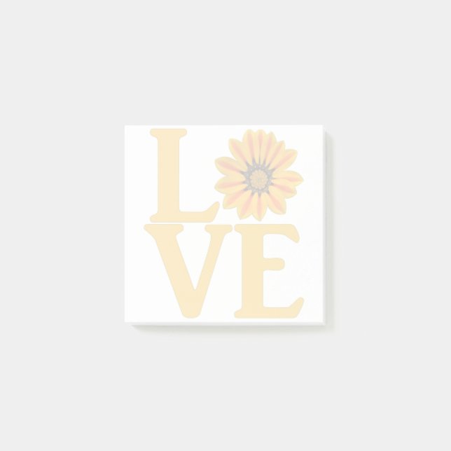 Notas Post-it® Gazania Clásico del Amor (Anverso)