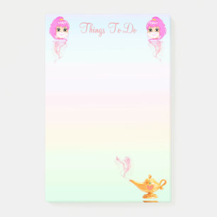 Notas Post-it® Genios y lámpara mágica en colores pastel Cosas qu