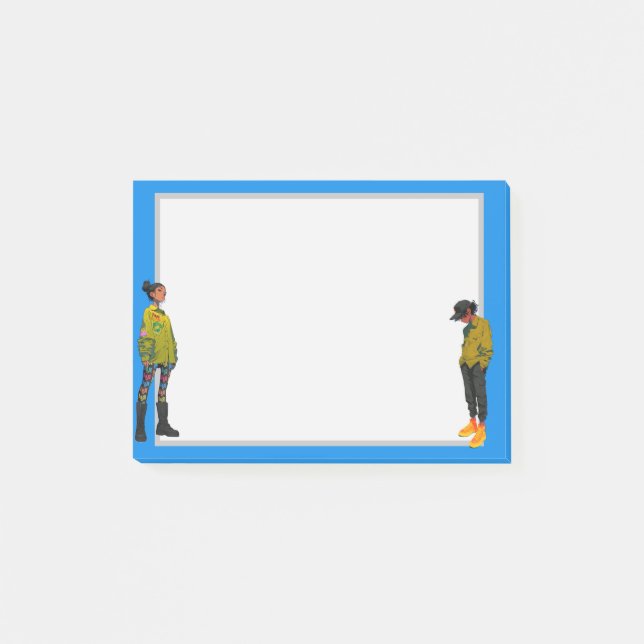 Notas Post-it® Gente Real, (Anverso)