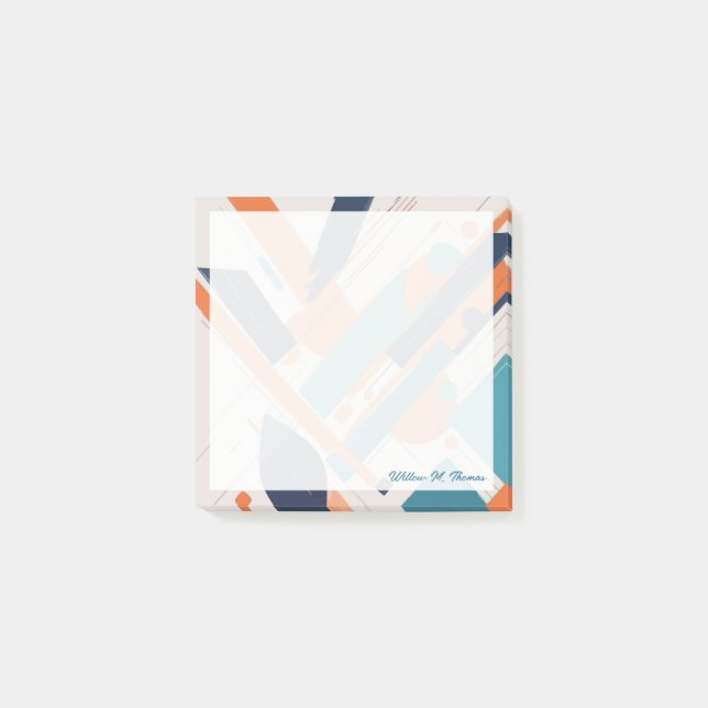 Notas Post-it® Geometría Atrevida (Anverso)