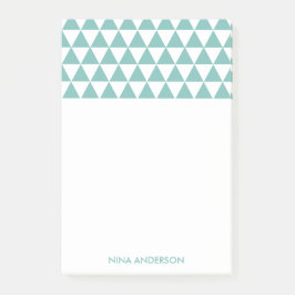 Notas Post-it® Geometric Triangles Post It Notes