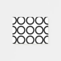 Geométrica del círculo blanco y negro