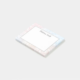 Notas Post-it® Geométrico Personalizado