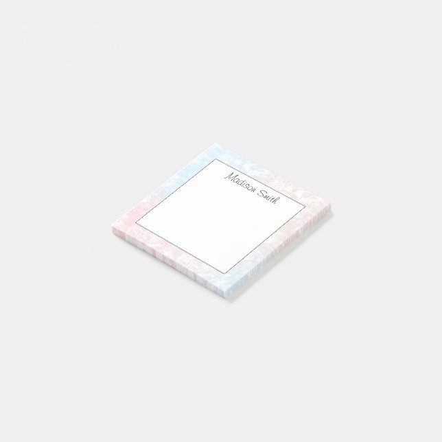 Notas Post-it® Geométrico Personalizado  (En perspectiva)