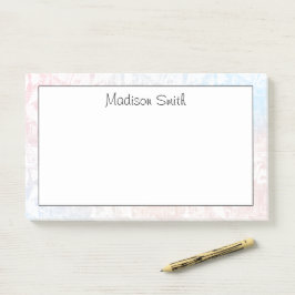Notas Post-it® Geométrico Personalizado