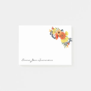 Notas Post-it® Gerbera Daisy Bouquet Floral personalizada