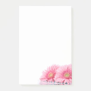 Notas Post-it® Gérbera Rosa Daisies Fotografía elegante