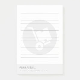 Notas Post-it® Gerente de Almacén | Estilo Mínimo