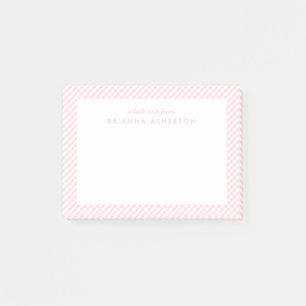 Notas Post-it® Gigante rosa lindo dulce personalizado