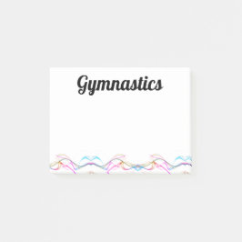 Notas post-it - Gimnasia 4" x 3"