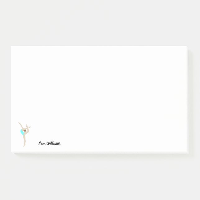 Notas Post-it® Gimnasia femenina (Anverso)