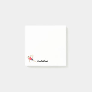 Notas Post-it® Gimnasta masculino