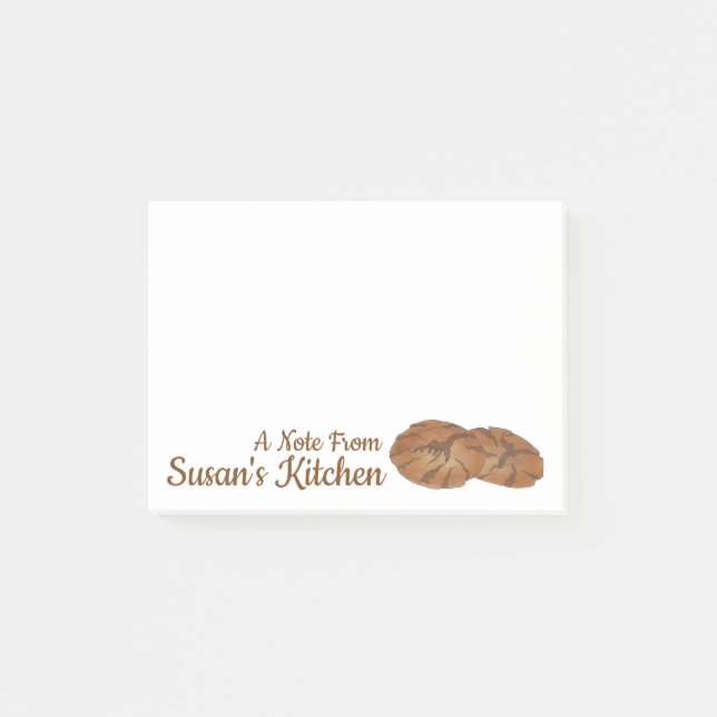 Notas Post-it® Ginger Snaps Gingersnap Biscuit Ginger Nut Cookies (Anverso)