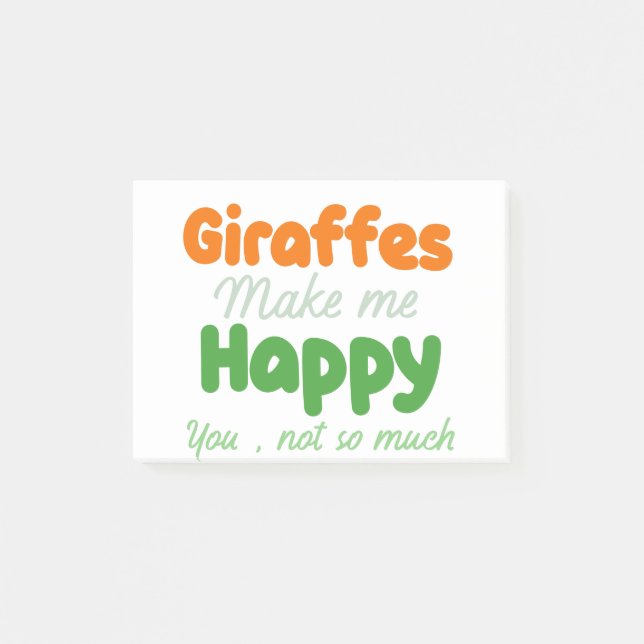 Notas Post-it® giraffa (Anverso)