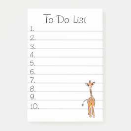 Notas Post-it® Giraffe