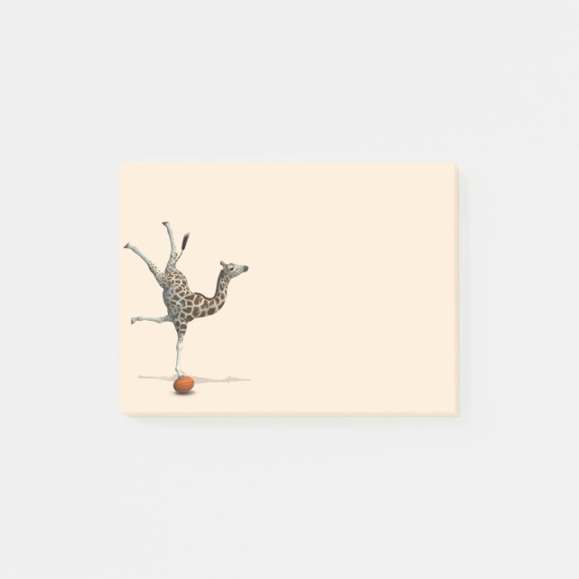 Notas Post-it® Giraffe de equilibrio (Anverso)