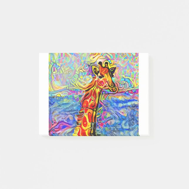 Notas Post-it® Giraffe Fantasy (Anverso)